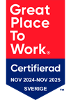 Certifierad via Great Place to Work